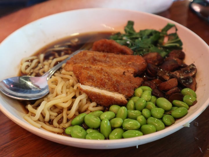 review photo of Veggie Grill Chickin’ Katsu Ramen shared by @kaylabear on 05 Sep 2019 - review