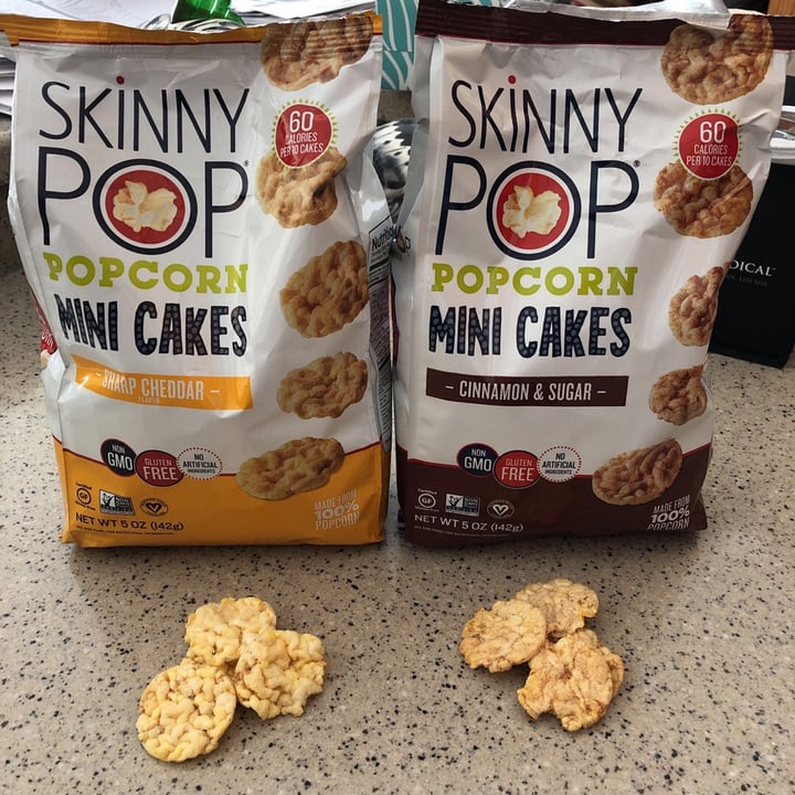Skinny Pop Sharp Cheddar Popcorn Mini Cakes Review abillion