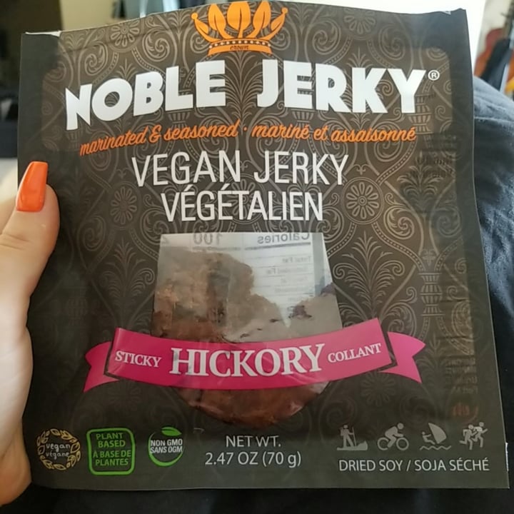 photo of Noble Jerky Vegan Jerky Sticky Hickory shared by @mermaidgirl on  19 Nov 2020 - review