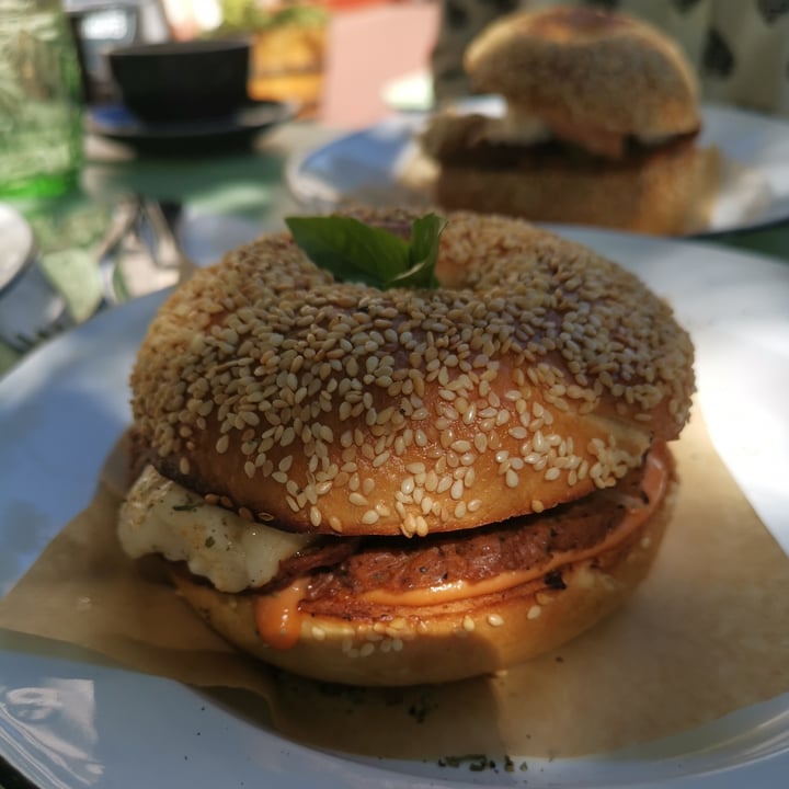 review photo of Grumpy & Runt | Little Deli & Donuts Rueben(Esque) Bagel shared by @ninaesterhuysen on 12 Jan 2021 - review