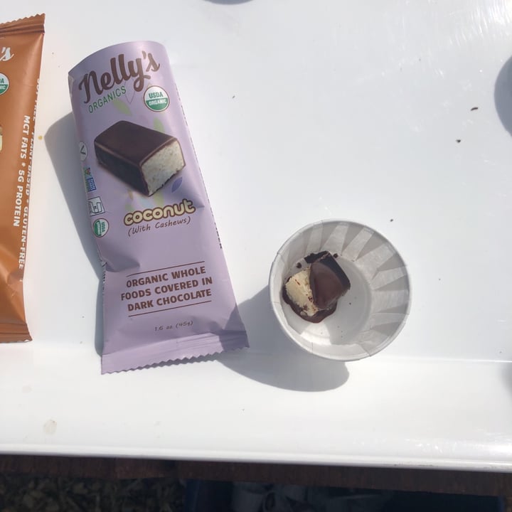 photo of Nelly's Organics Coconut With Cashews shared by @moustachedvegan on  13 Feb 2021 - review