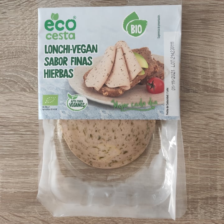 photo of Ecocesta Lonchi-Vegan Sabor Finas Hierbas Bio shared by @simozac on  14 Jul 2021 - review