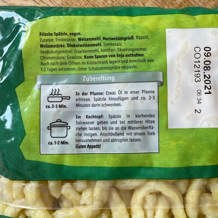 photo of Vemondo Vegane Frische Spätzle shared by @julyn on  06 Aug 2021 - review