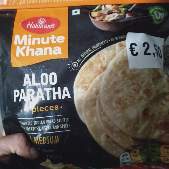 photo of Haldiram’s Aloo Paratha shared by @negatio on  01 Nov 2021 - review