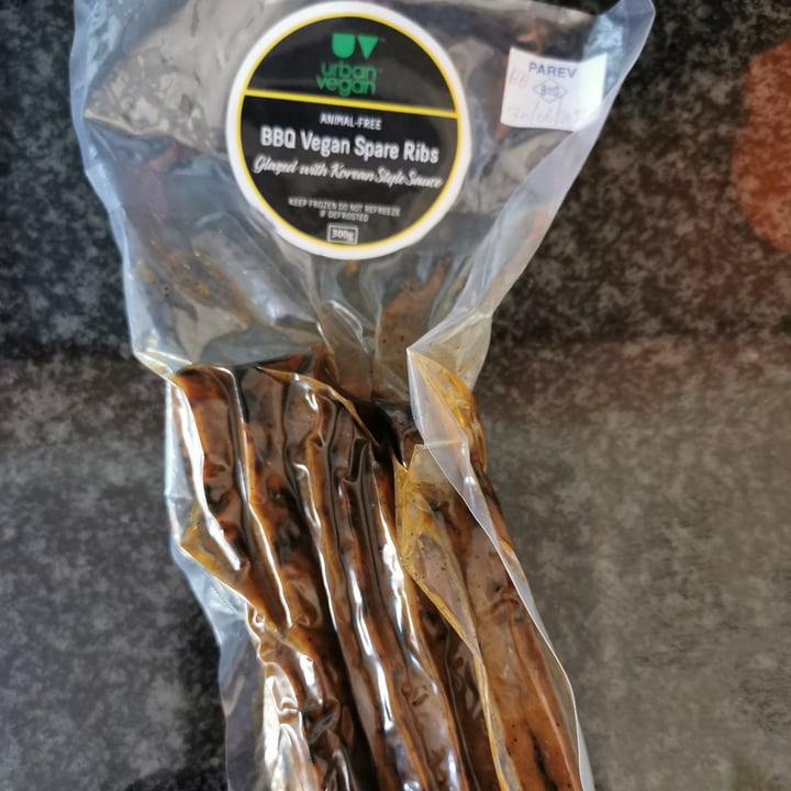 photo of Urban Vegan BBQ Vegan Spare Ribs Glazed with Korean style Sauce shared by @remellnicholson on  30 Aug 2021 - review
