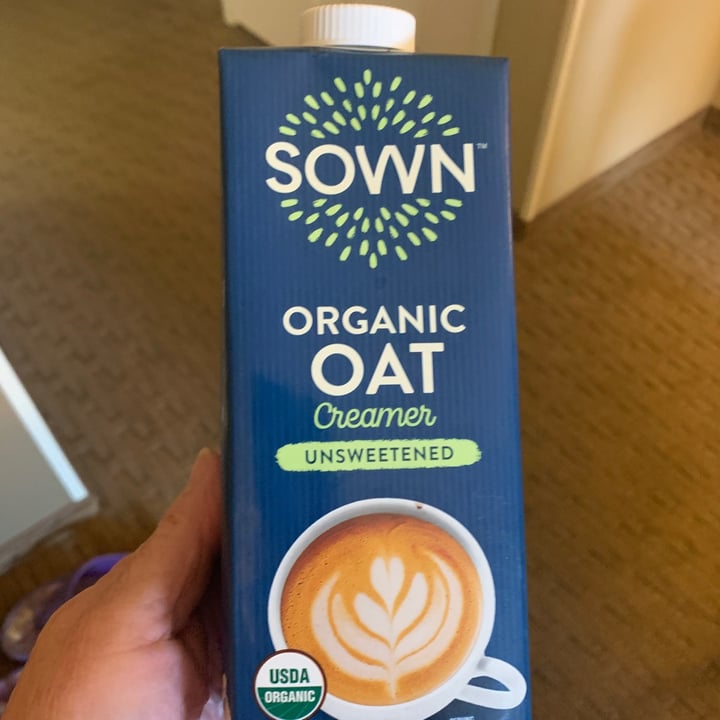 photo of Sown Organic Oat Creamer Unsweetened shared by @onehungryvegan on  17 May 2021 - review