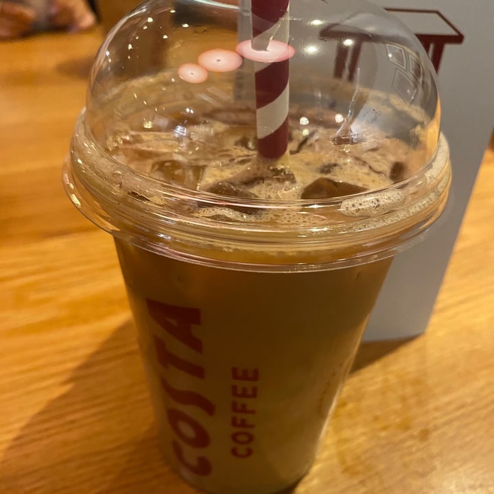 photo of Costa Coffee Soya Milk Iced Latte With Vanilla Syrup shared by @kaceyainsworth on  27 Aug 2020 - review