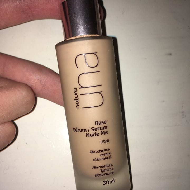 photo of Natura Base Serum Nude Me UNA shared by @luciagabriela on  28 Jan 2022 - review