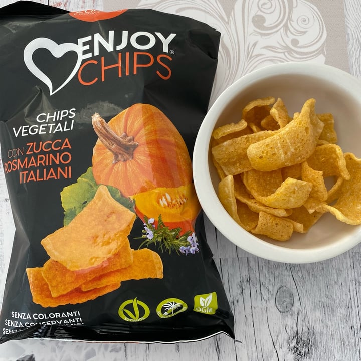 photo of Enjoy Chips Chips vegetali con zucca e rosmarino shared by @aleglass on  11 Oct 2022 - review