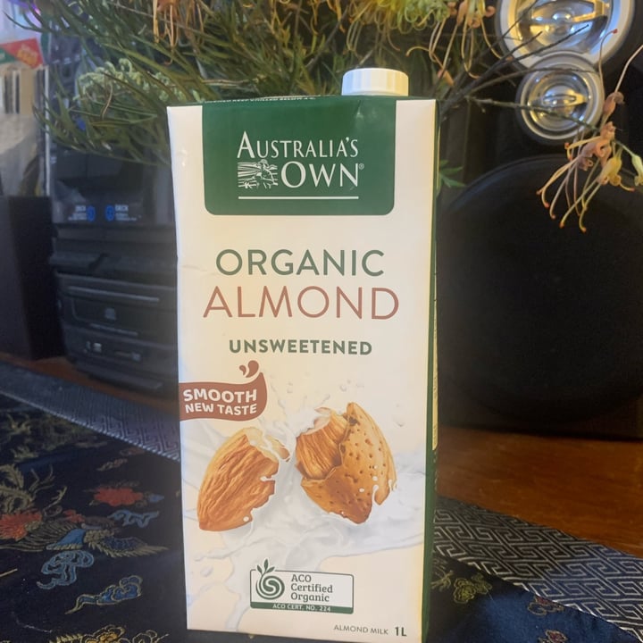 photo of Australia's Own Organic Almond Milk shared by @latasha on  16 Nov 2021 - review