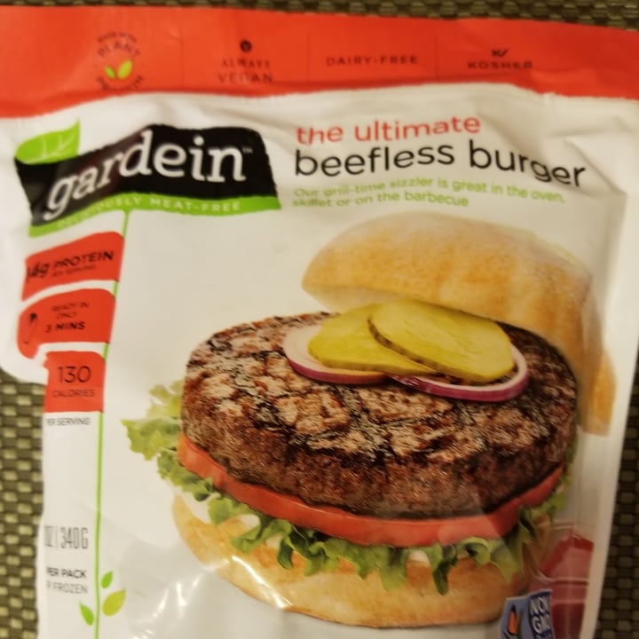 review photo of Gardein The Ultimate Beefless Burger shared by @kimber on 30 Apr 2020 - review