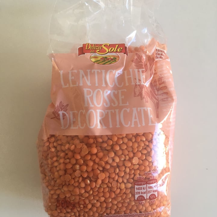 review photo of Delizie dal Sole Lenticchie rosse decorticate shared by @zoeciep on 12 Apr 2022 - review