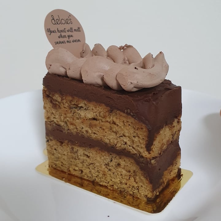 photo of Delcie's Desserts and Cakes Banana Choc Fudge Cake shared by @oatlydelish on  02 Sep 2020 - review