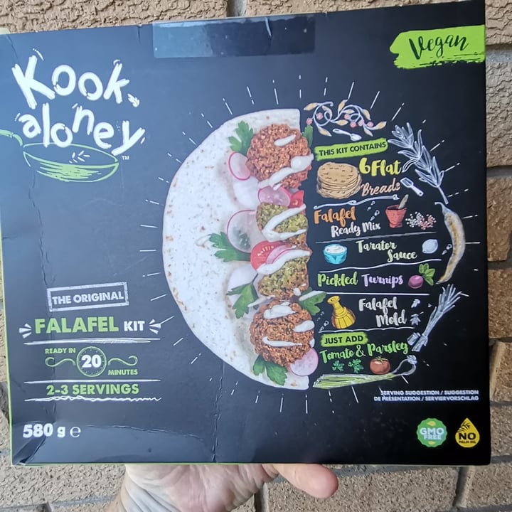 review photo of Kookaloney Falafel kit shared by @vegmelly on 03 May 2022 - review
