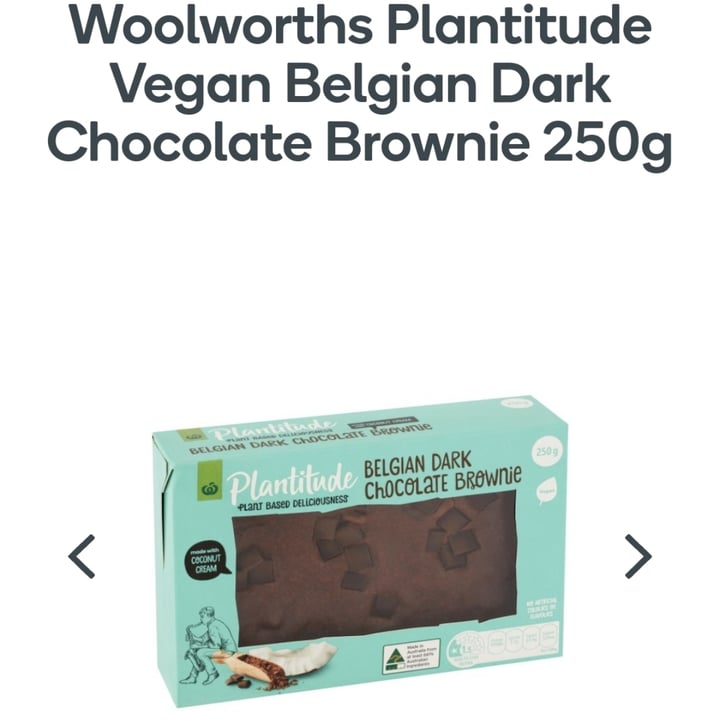 review photo of Plantitude Belgian Dark Chocolate Brownie shared by @emmii on 09 Feb 2021 - review