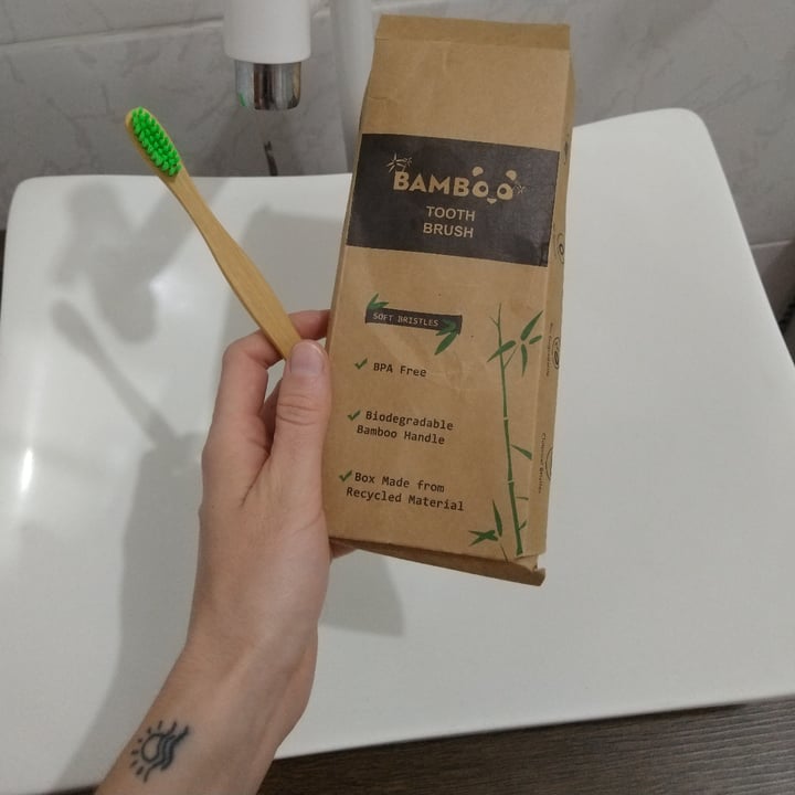 photo of Bamboo Bamboo Toothbrush shared by @camilahipolito on  08 Nov 2021 - review