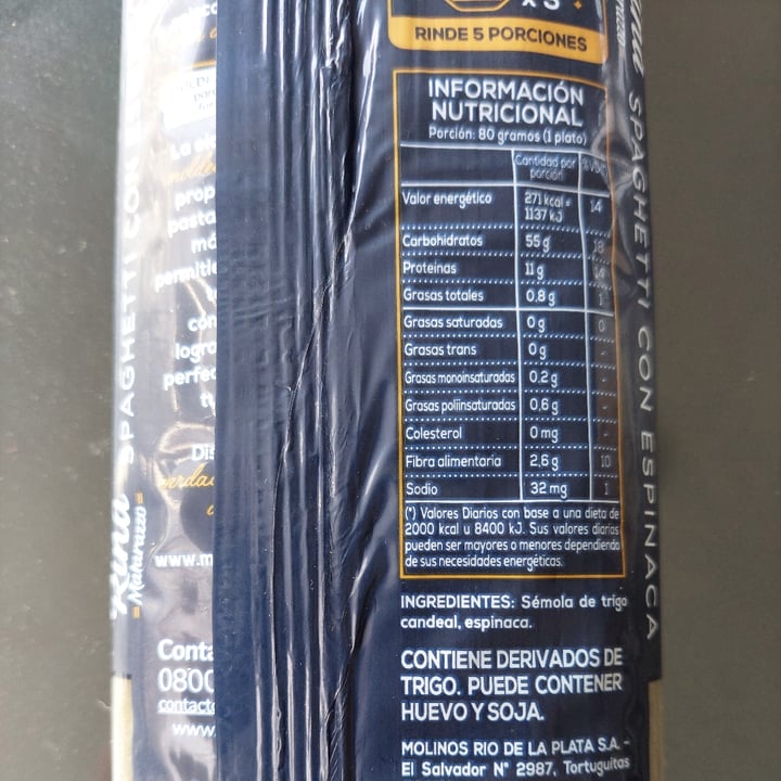 photo of Matarazzo Rina Spaghetti Con Espinaca shared by @edgarfoviedo on  22 Jul 2021 - review