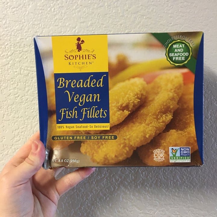 photo of Sophie's Kitchen Breaded Vegan Fish Fillet shared by @lisseatsplants on  06 Feb 2020 - review