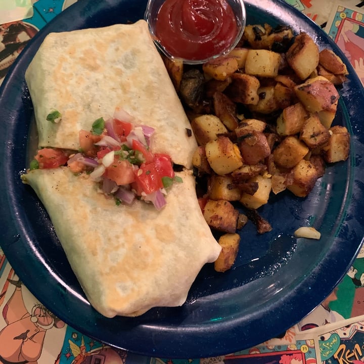review photo of The Friendly Toast Vegan Breakfast Burrito shared by @cme on 16 Oct 2020 - review