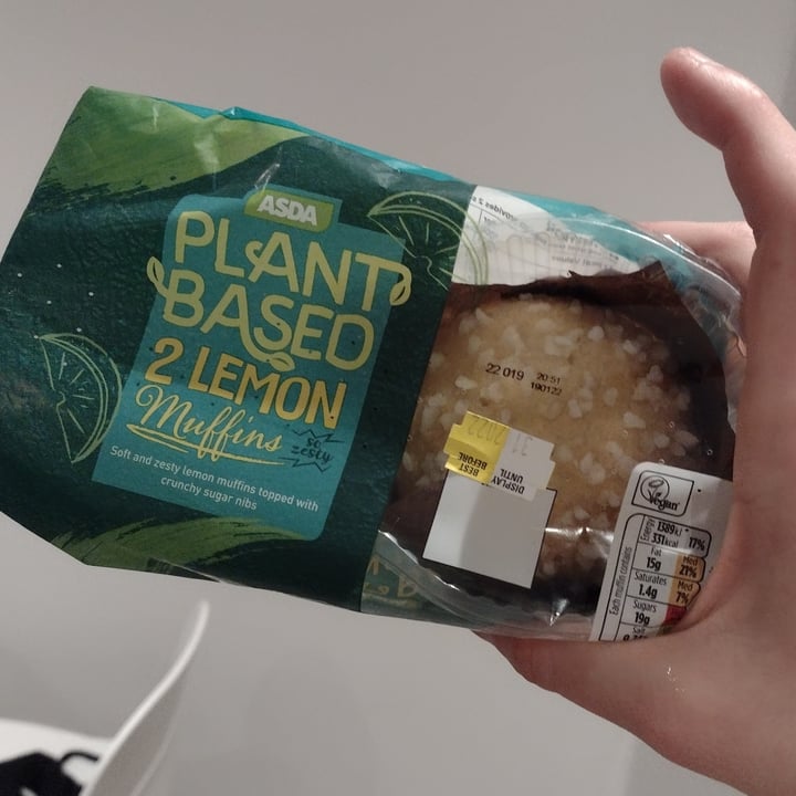 photo of Asda Plant Based  Lemon Muffins shared by @thedappervegan on  01 Feb 2022 - review