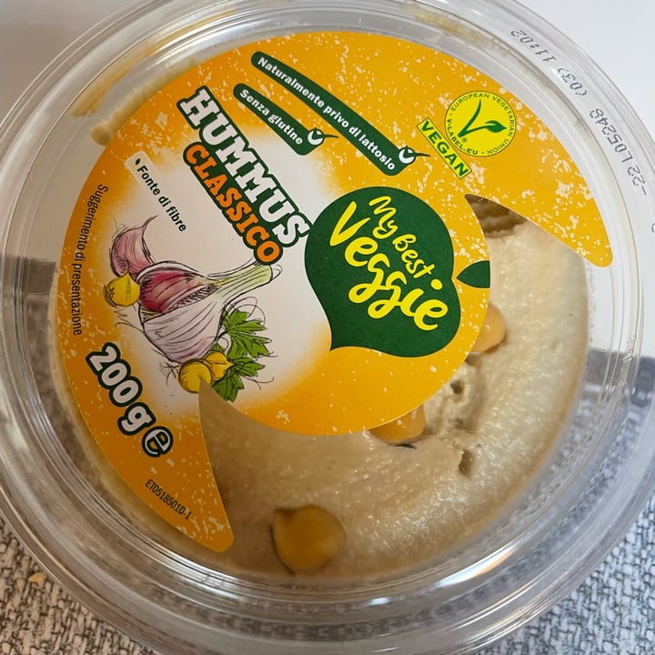 photo of My Best Veggie Hummus classico shared by @gabriellaesse on  11 Mar 2022 - review