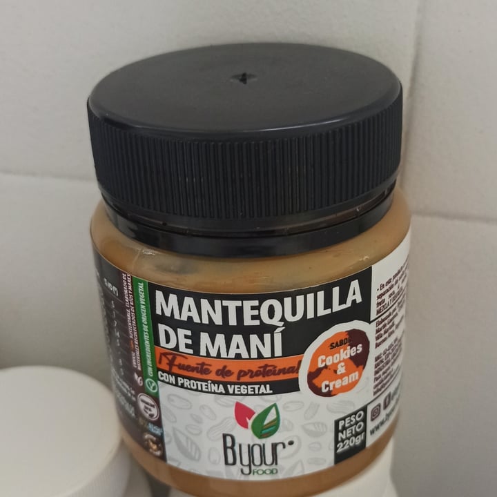 photo of Byourfood Mantequilla De Maní Cookies & Cream shared by @meremita on  24 May 2022 - review