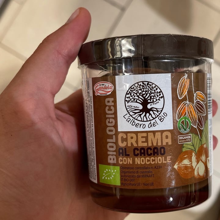 photo of L'albero del Bio Crema al cacao e nocciole shared by @aliclinomaniac on  23 Jul 2021 - review