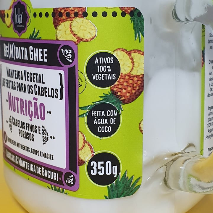 review photo of Lola Cosmetics Be(m)dita Ghee Nutrição shared by @anacarrijo on 21 Sep 2021 - review