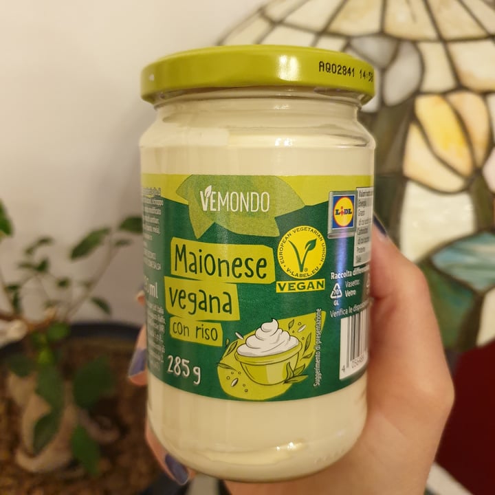 photo of Vemondo Maionese vegana con riso shared by @carmenveganblogger on  24 Mar 2022 - review