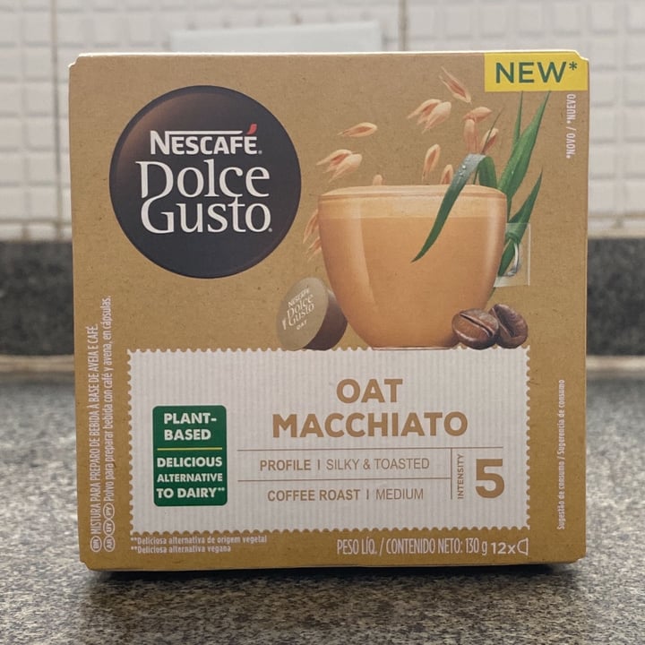 photo of Nescafè Dolce Gusto Oat Macchiato shared by @anajara on  09 Feb 2022 - review