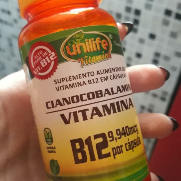 photo of Unilife Vitamins Vitamina B12 shared by @giovannabrichi on  30 Jan 2022 - review