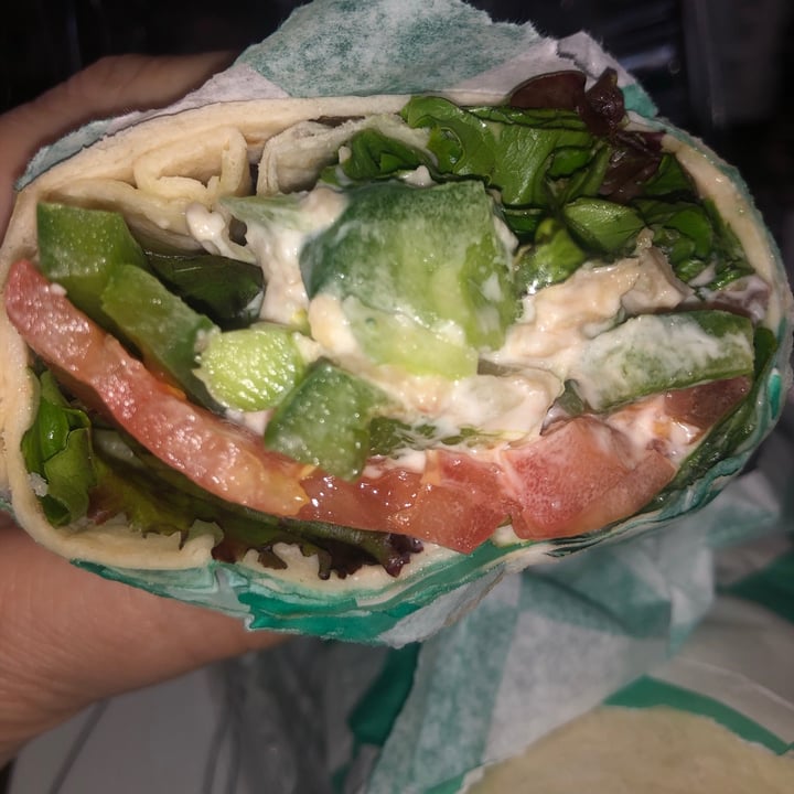 photo of Dunedin Vegan Deli Brokkoli Parm Chikken Salad Wrap shared by @manuelaw on  31 May 2020 - review