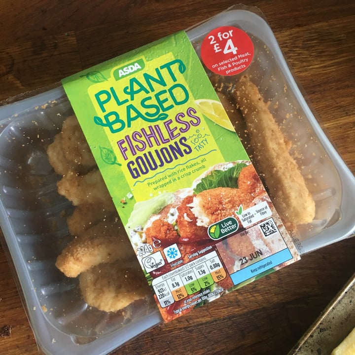 photo of ASDA Fishless goujons shared by @sandra666 on  10 Jul 2021 - review