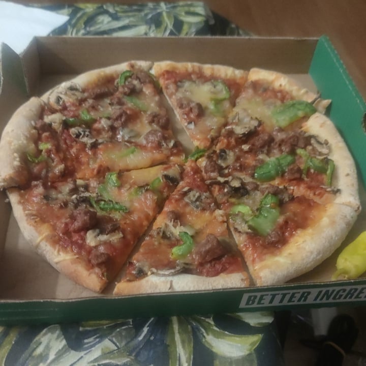 review photo of Papa John's Pizza - Disponible a domicilio y a recoger Green Meat shared by @proteomica on 08 May 2022 - review