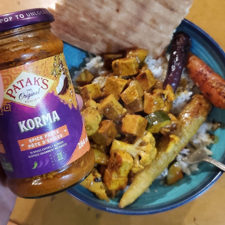 photo of Patak's Korma Paste shared by @courage-and-a-brick on  21 Nov 2021 - review