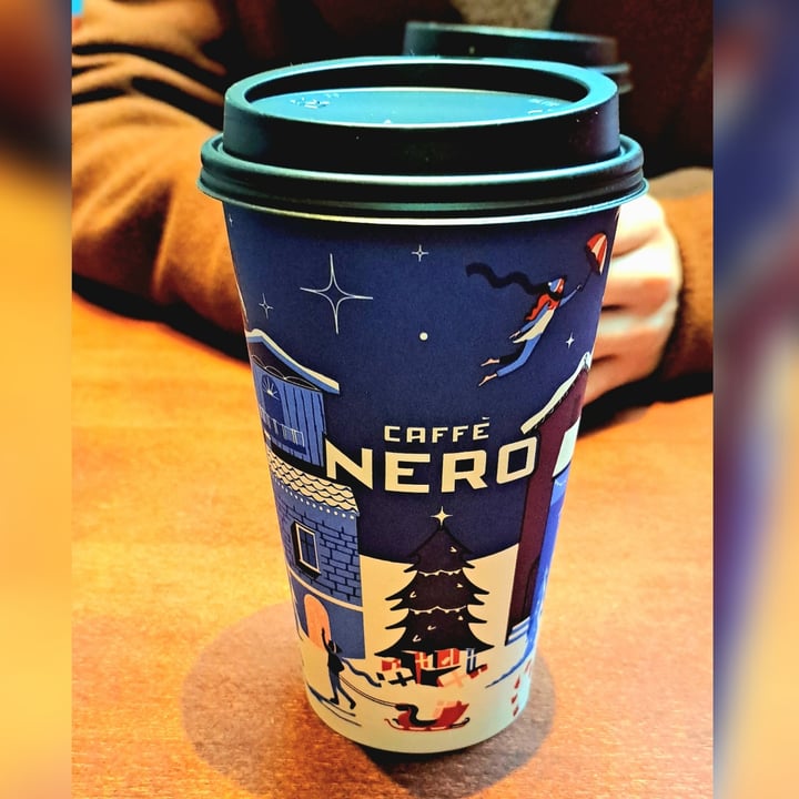 review photo of Caffè Nero Salted Caramel Brownie Hot Chocolate shared by @veganellas on 09 Dec 2022 - review