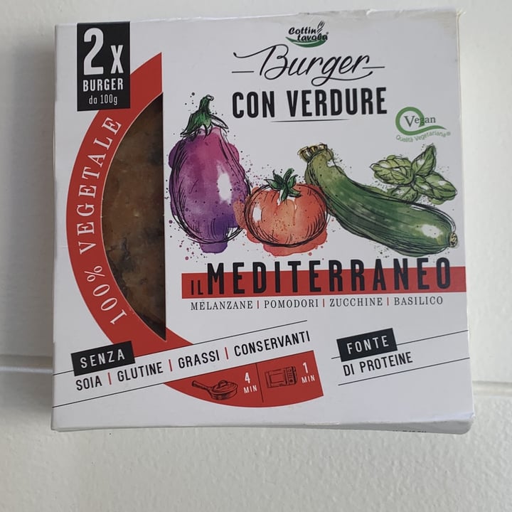 photo of Cottintavola Burger con verdure il mediterraneo shared by @elledelle on  20 Mar 2022 - review