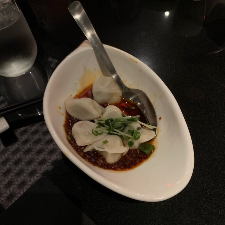 photo of Qi - House of Sichuan Chili Oil Vegetarian Wontons shared by @crueltyfreetan on  17 Dec 2020 - review