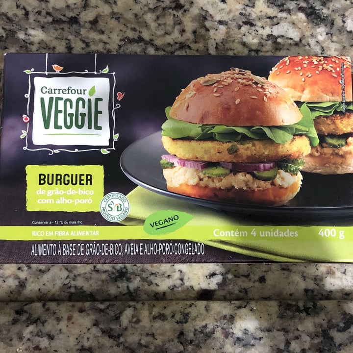 review photo of Carrefour Hamburguesa Vegetal Chicken Style shared by @luizafloripa on 05 Jun 2022 - review
