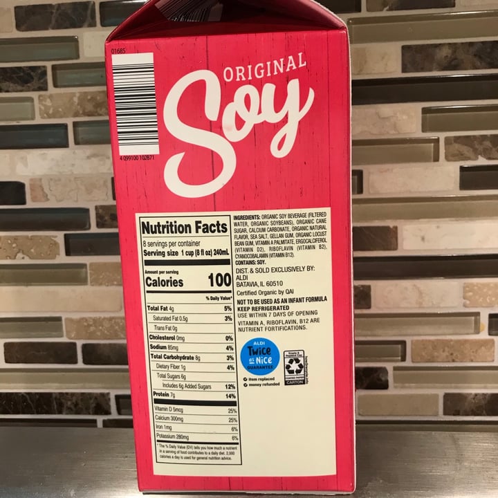 photo of Simply Nature Organic Soy Milk shared by @thevegfriend on  03 Jun 2021 - review