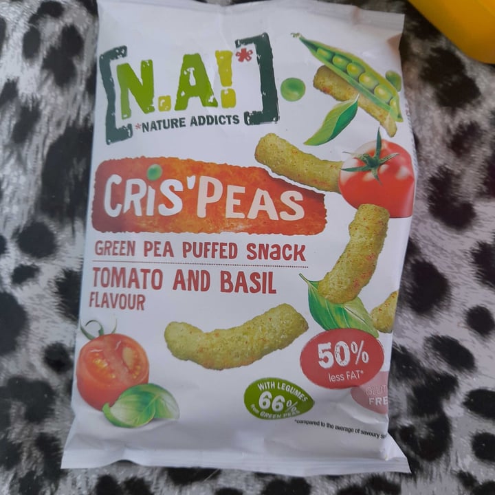 review photo of Nature Addicts (N.A!) Cris'peas Tomato and Basil Flavour shared by @tamyweltschmerz on 22 Apr 2022 - review
