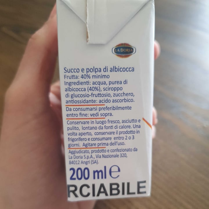 review photo of La Doria Succo di albicocca shared by @fruka19 on 15 Apr 2022 - review