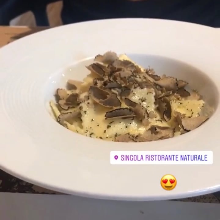 photo of Singola ristorante naturale Ravioli Con Tartufo shared by @irenenani on  30 Aug 2020 - review