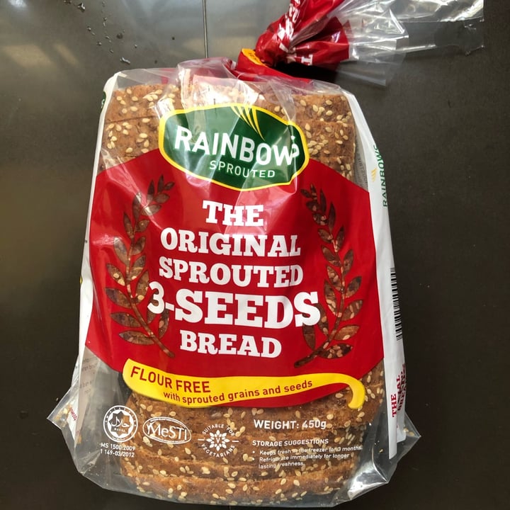photo of Rainbows The Original Sprouted 3 Seeds Bread shared by @taniamp on  24 Apr 2021 - review
