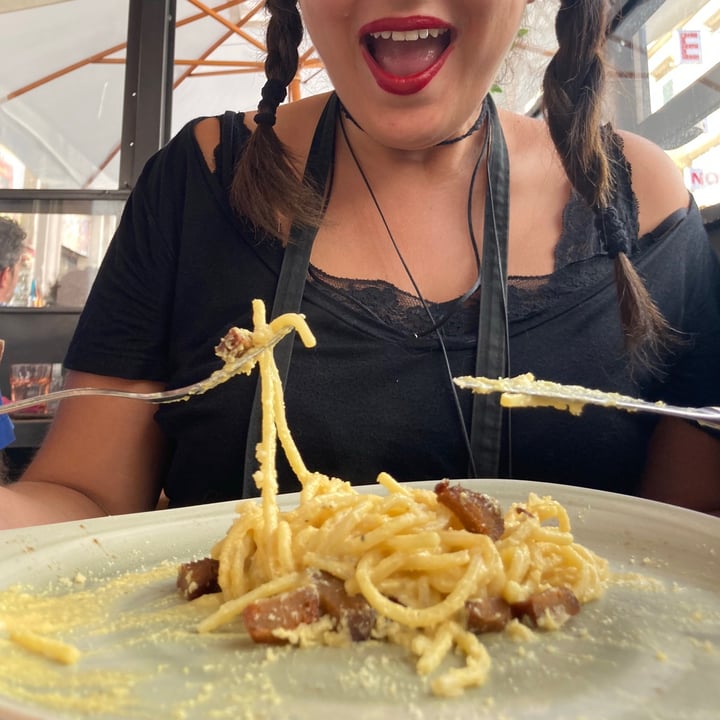 photo of Rifugio Romano Vegan Spaghetti Carbonara shared by @grace7 on  05 Sep 2021 - review
