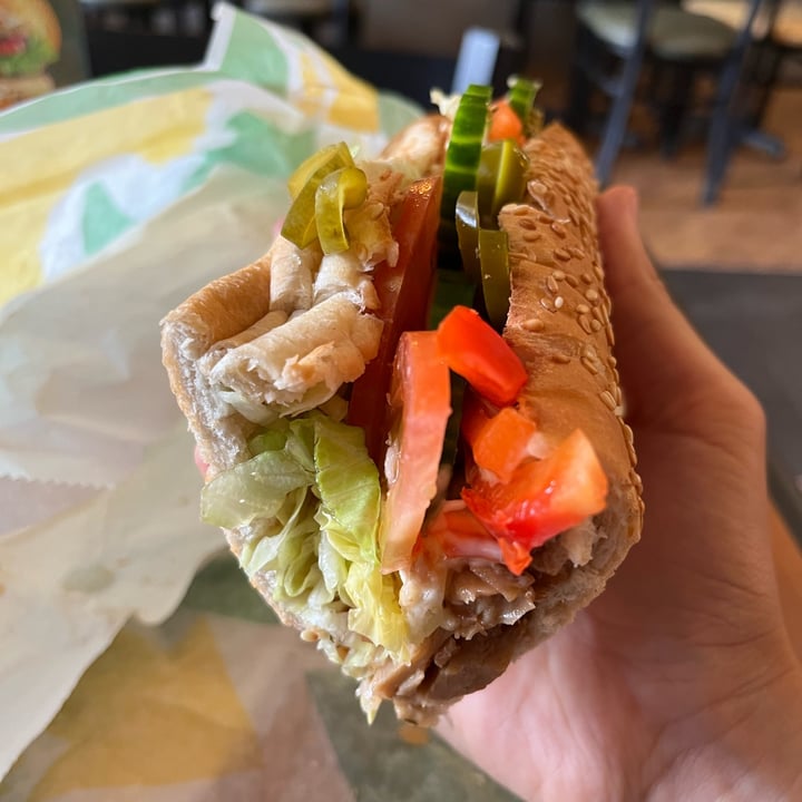 photo of Subway Veggie Chicken Teriyaki shared by @domcsiwill on  23 Jun 2022 - review