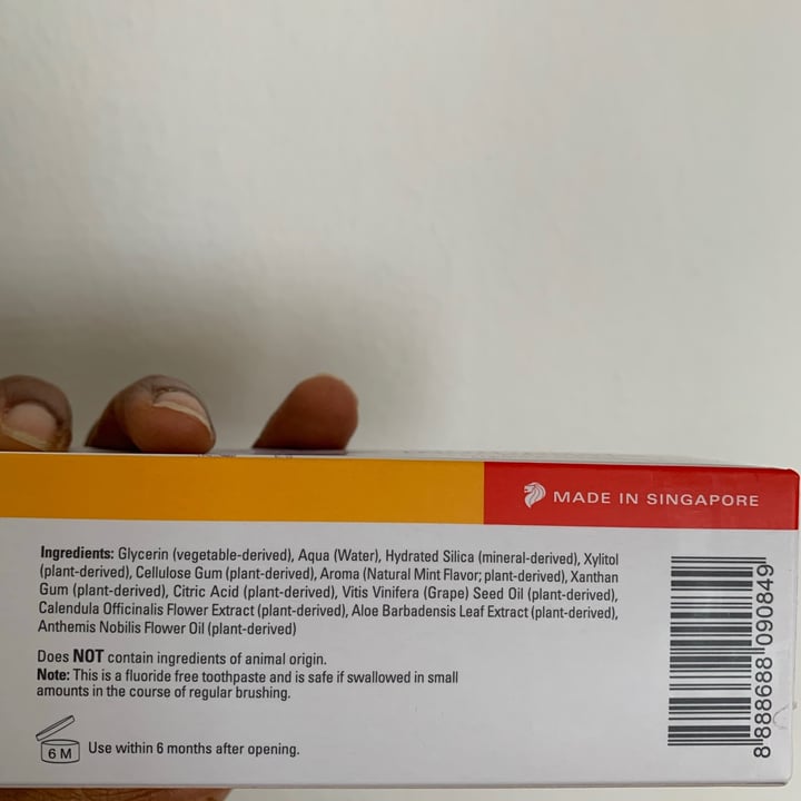 review photo of Pearlie White Flouride Free Antiplaque Toothpaste Natural Mint shared by @babli on 16 Dec 2020 - review
