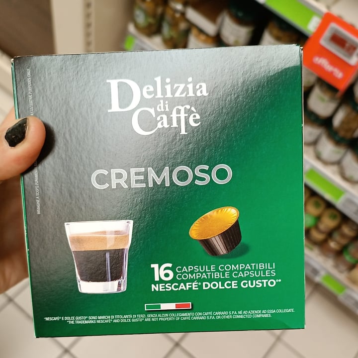 review photo of Delizia di caffè caffè cremoso capsule shared by @lenavegan3646 on 13 Sep 2022 - review