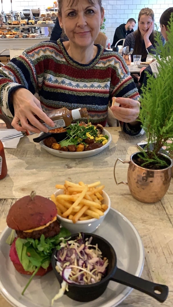 photo of Medicine Kitchen and Bakery Falafel Burger shared by @eloisewood on  19 Dec 2019 - review