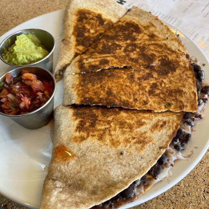 photo of Holi Vegan Kitchen Black Bean Quesadilla shared by @sangria on  31 Mar 2022 - review